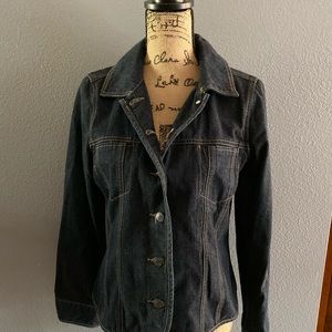 Geoffrey Beene Women’s Fitted Jean Jacket Size 8